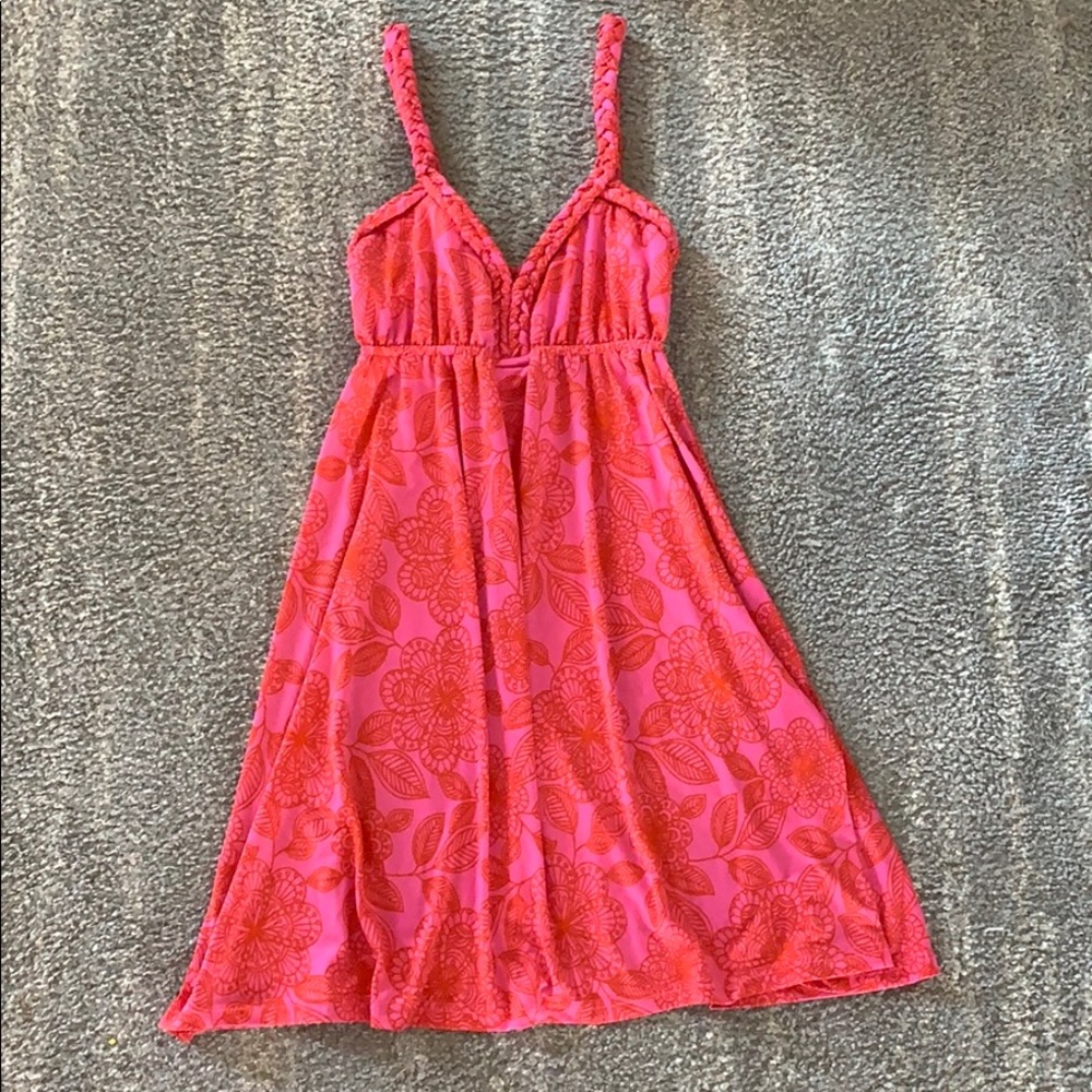 Pink Floral Dress